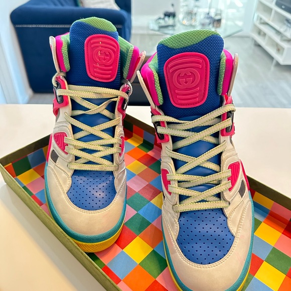 Gucci Basket High Multicolor Vintage - Picture 2 of 7